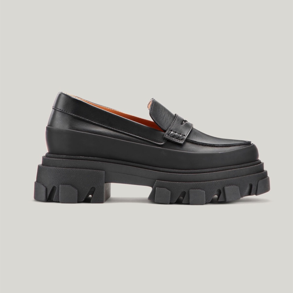 Ganni Leather Loafers